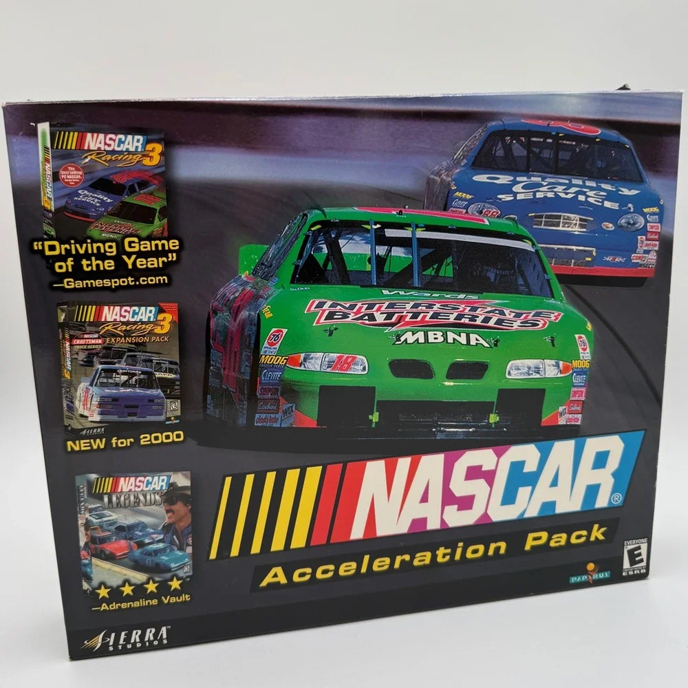 NASCAR Acceleration Pack Racing 3 Legends Expansion PC Game Box Set